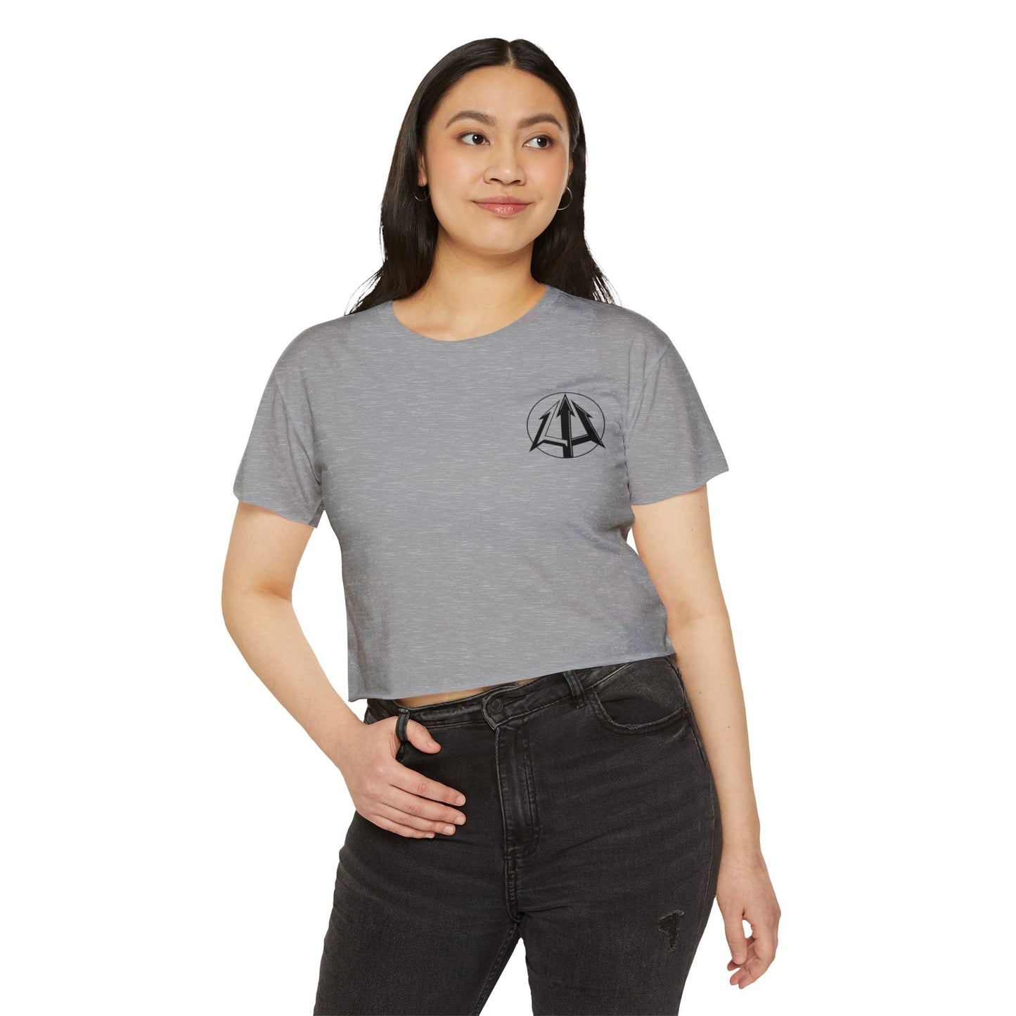 Legacy - Women's Crop Top - Black logo