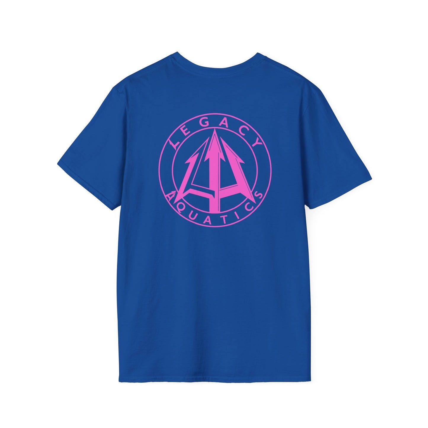Legacy - Unisex Softstyle T-Shirt - Pink logo