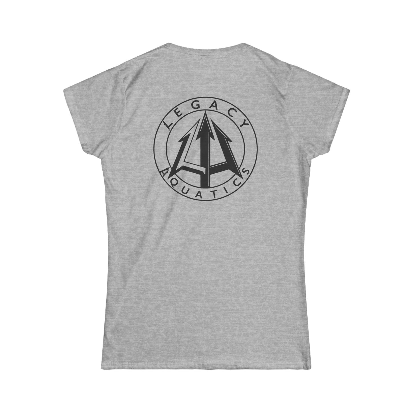 Legacy - Women's Softstyle Tee - Black logo