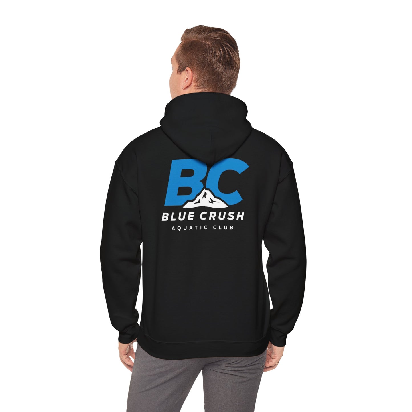 Blue Crush - Unisex Heavy Blend Hoodie - Blue Logo
