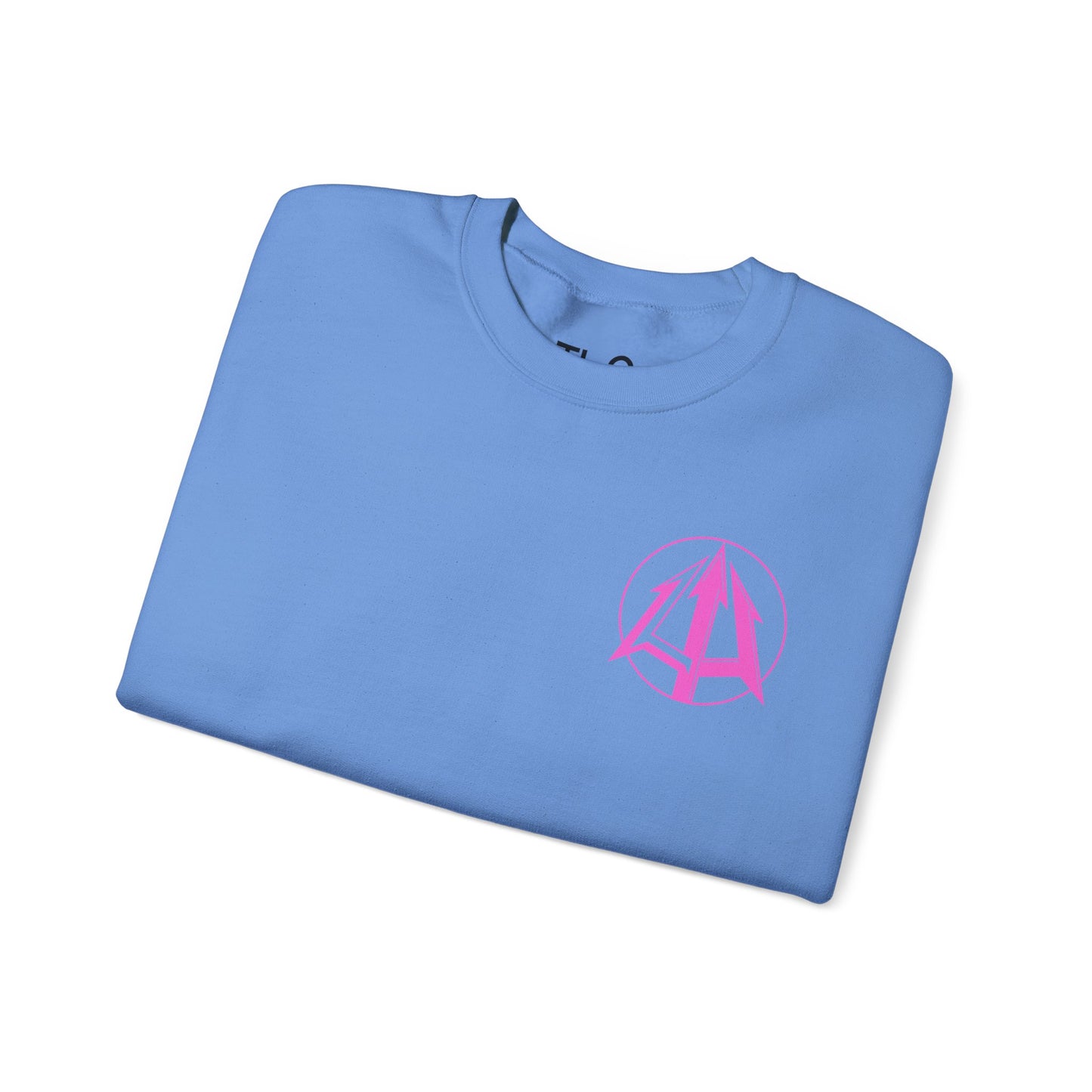 Legacy - Unisex Heavy Blend™ Crewneck Sweatshirt - Pink logo