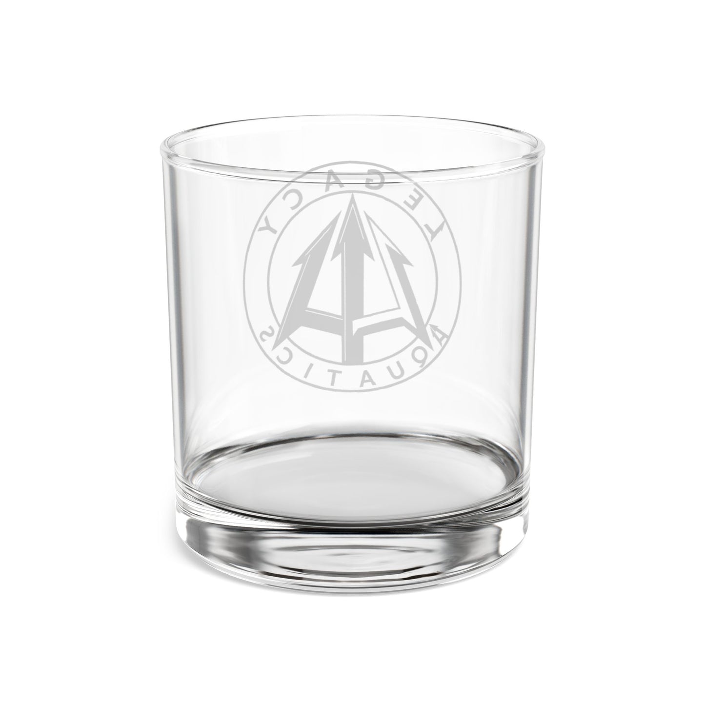 Legacy - 10oz Rocks Glass - Black logo