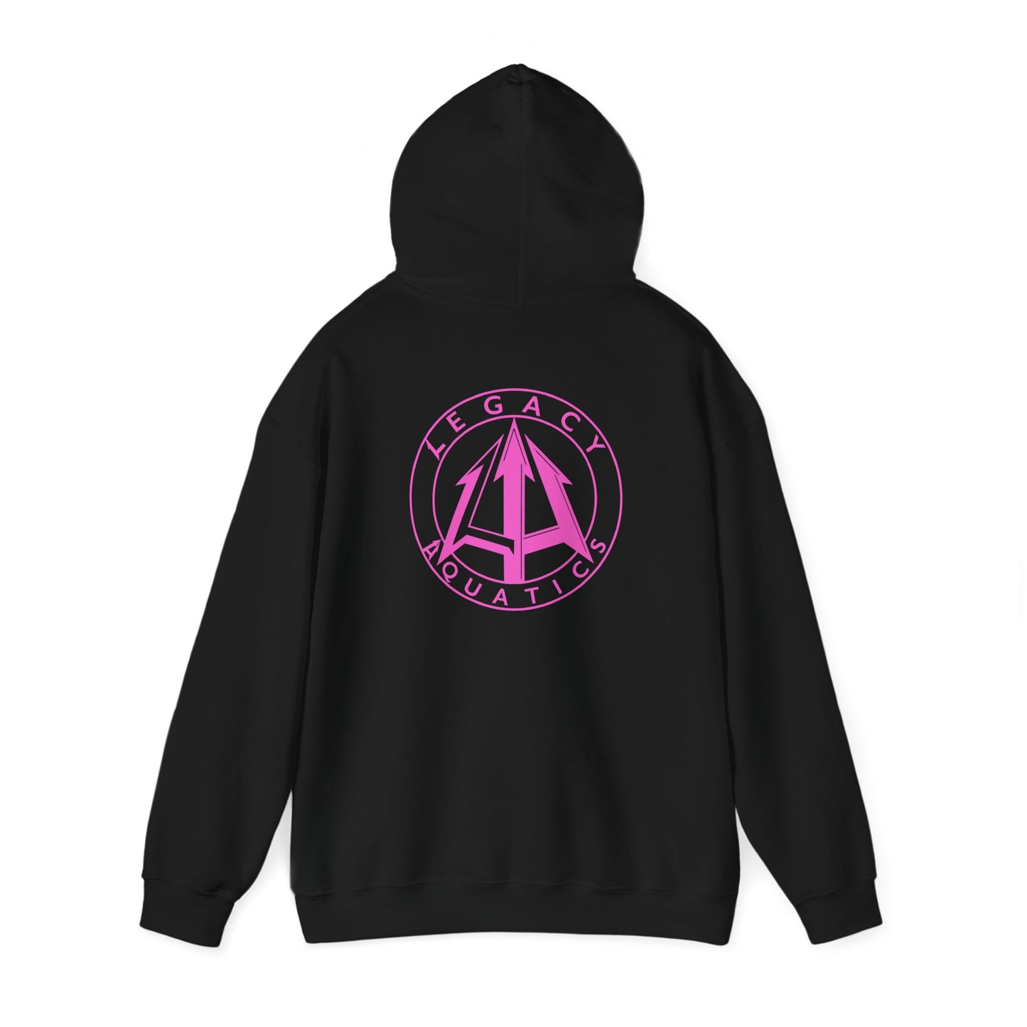 Legacy - Unisex Heavy Blend™ Hoodie - Pink logo