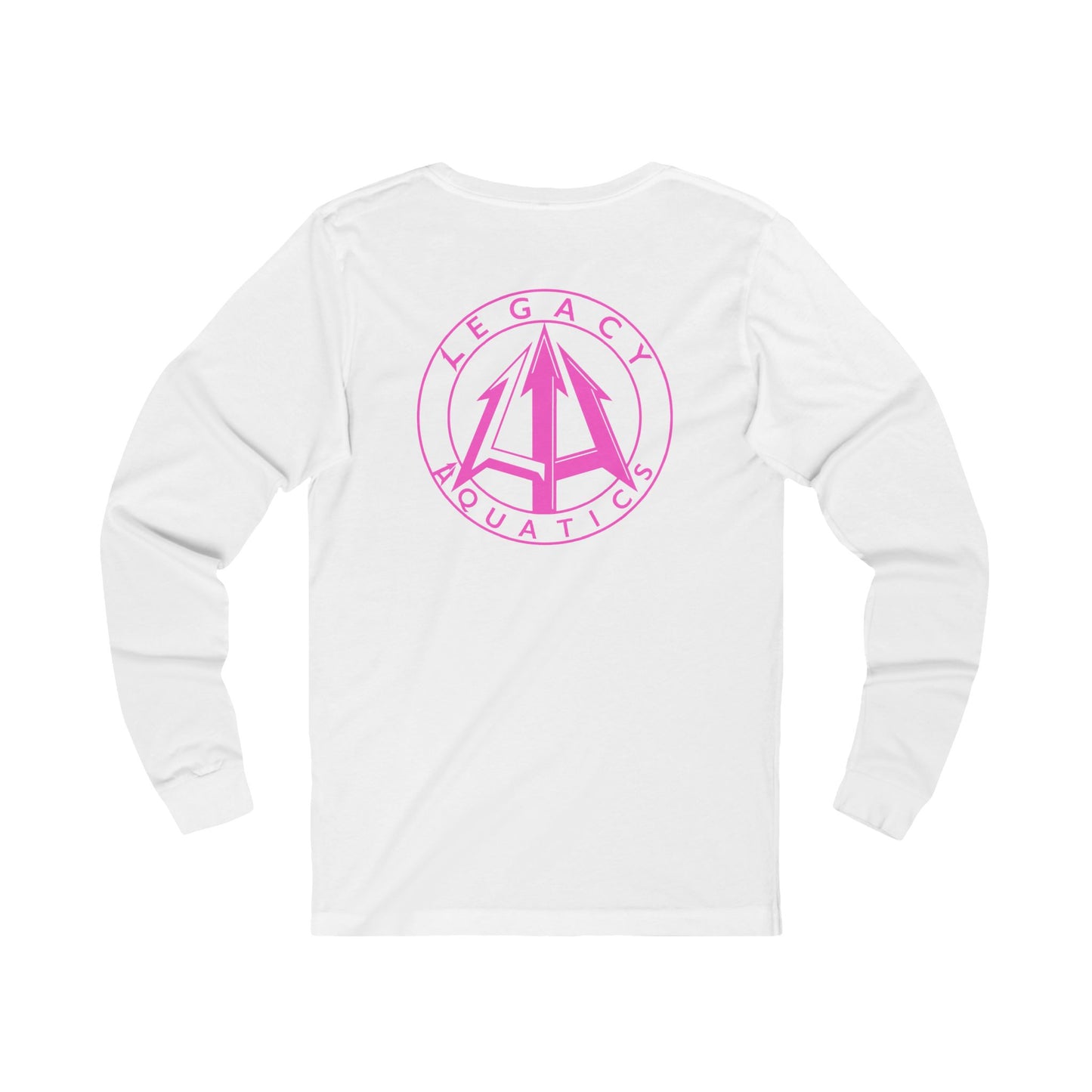 Legacy - Unisex Long Sleeve Tee - Pink logo