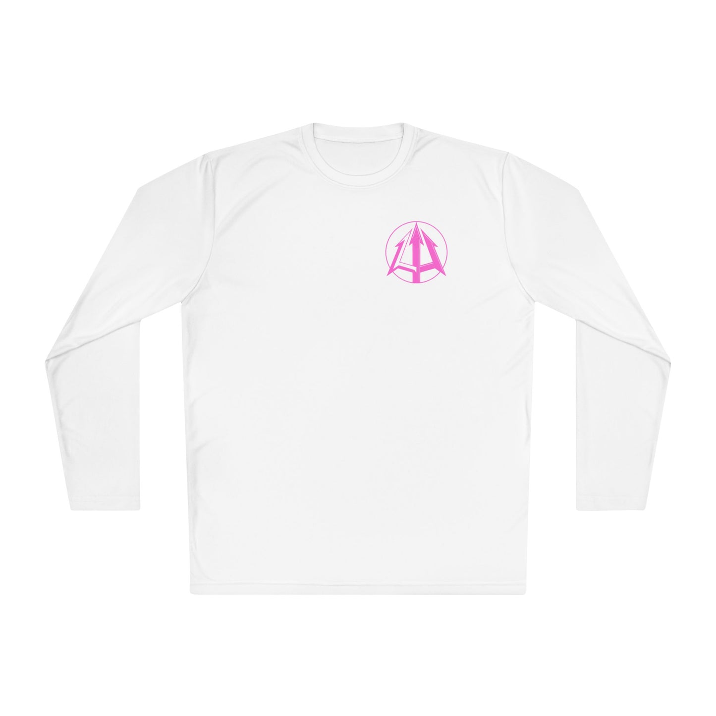 Legacy - Unisex Lightweight Long Sleeve Tee - Pink logo