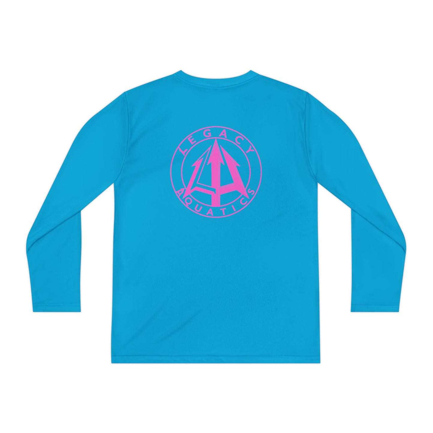 Legacy - Youth Long Sleeve Tee - Pink logo