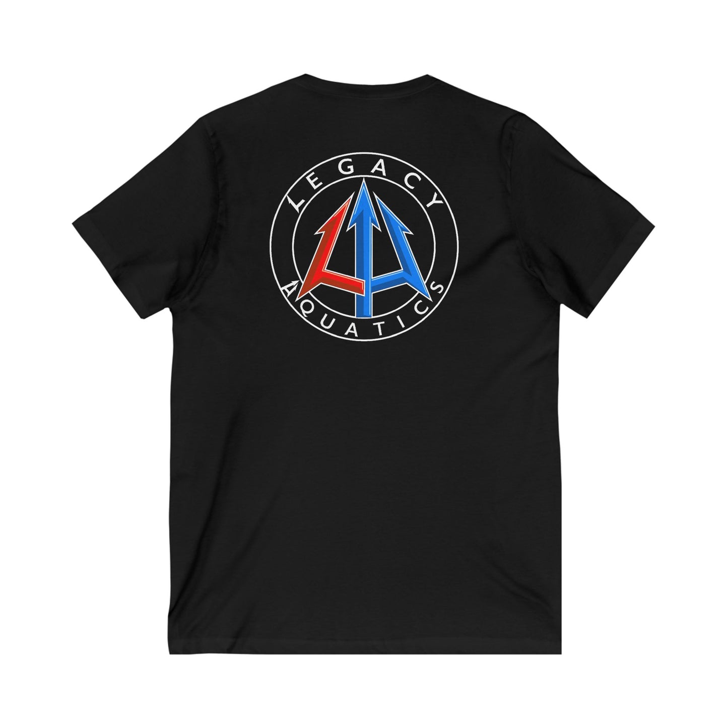 Legacy - Unisex Jersey V-Neck Tee - Classic logo