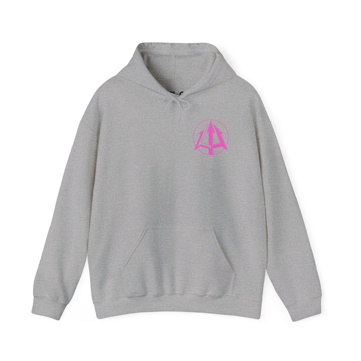 Legacy - Unisex Heavy Blend™ Hoodie - Pink logo