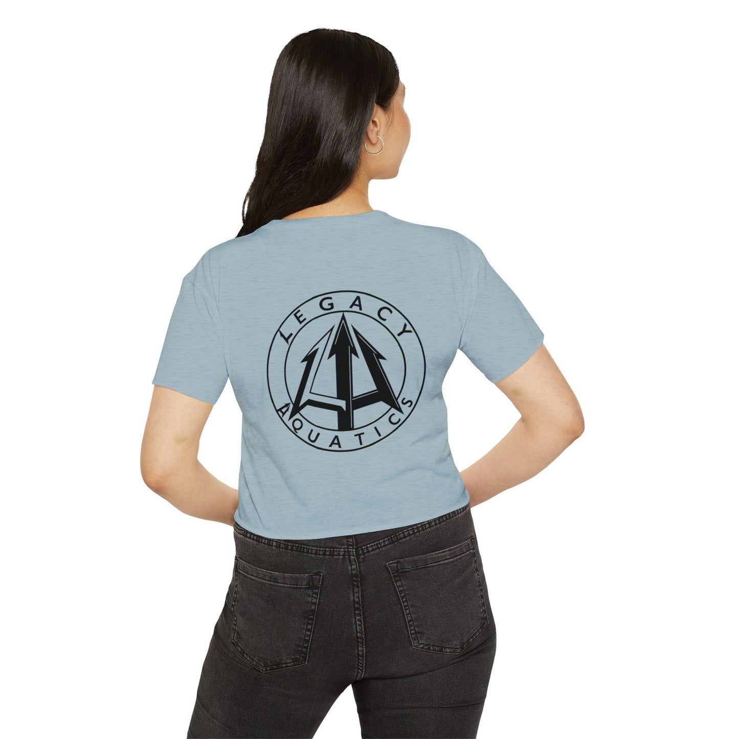 Legacy - Women's Crop Top - Black logo
