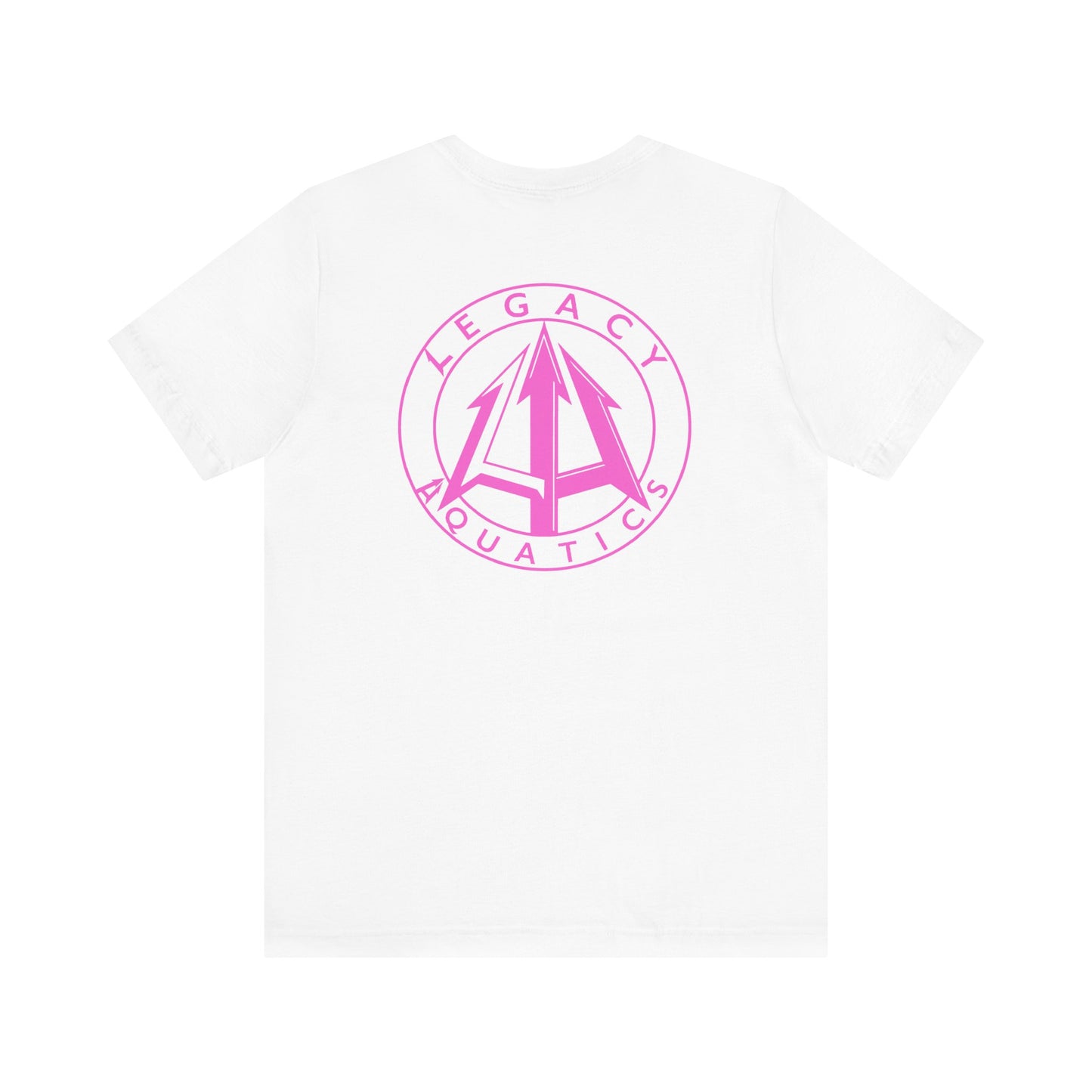 Legacy - Unisex Jersey Tee - Pink logo