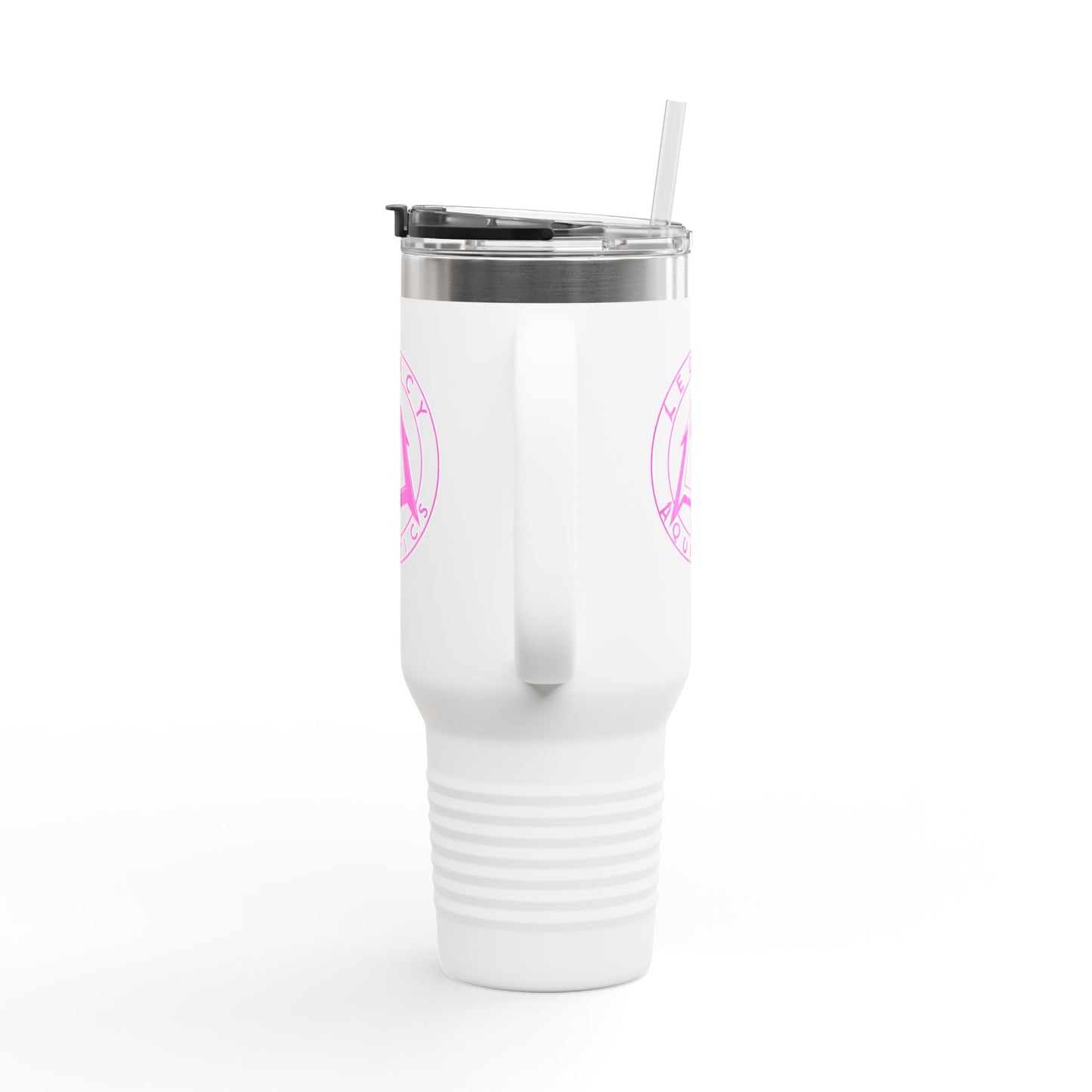 Legacy - 40oz Travel Mug - Pink logo