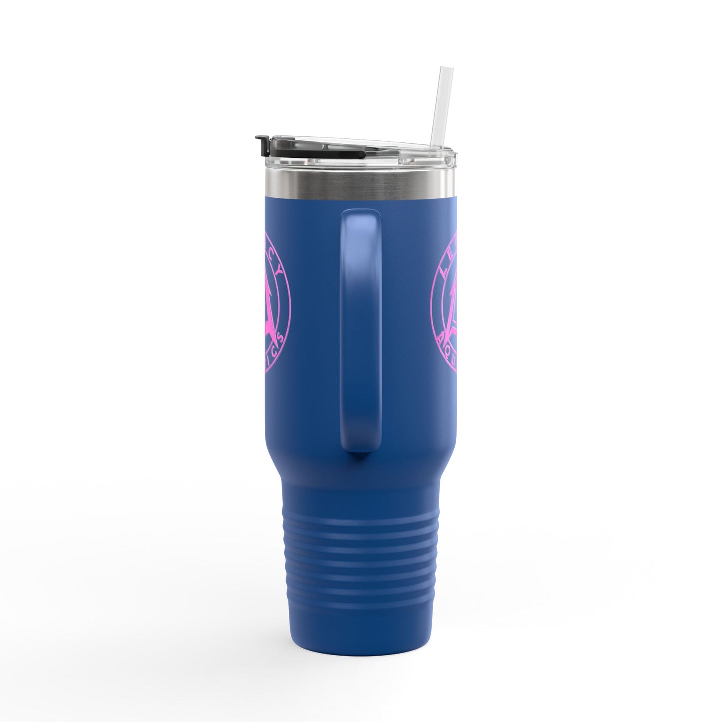 Legacy - 40oz Travel Mug - Pink logo