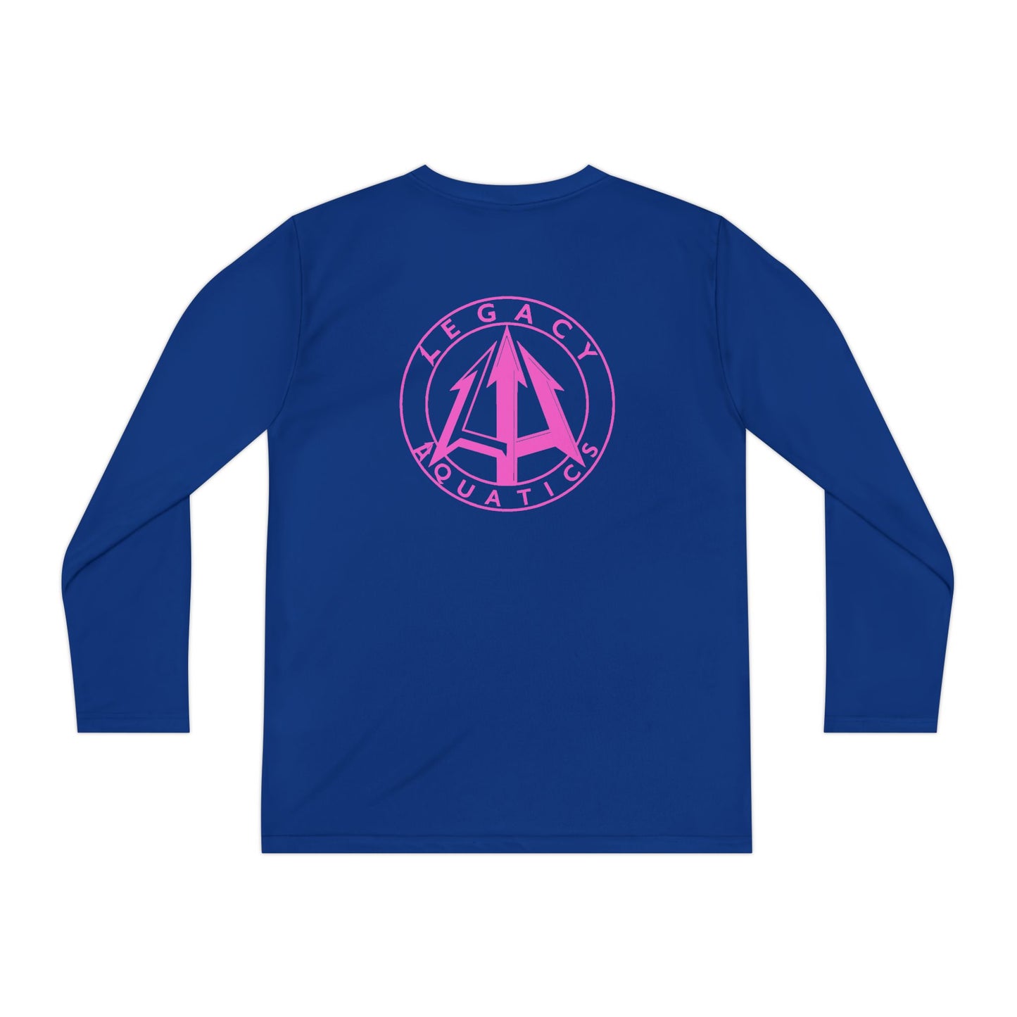 Legacy - Youth Long Sleeve Tee - Pink logo