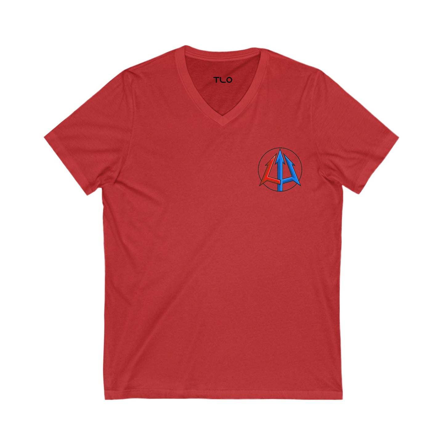 Legacy - Unisex Jersey V-Neck Tee - Classic logo