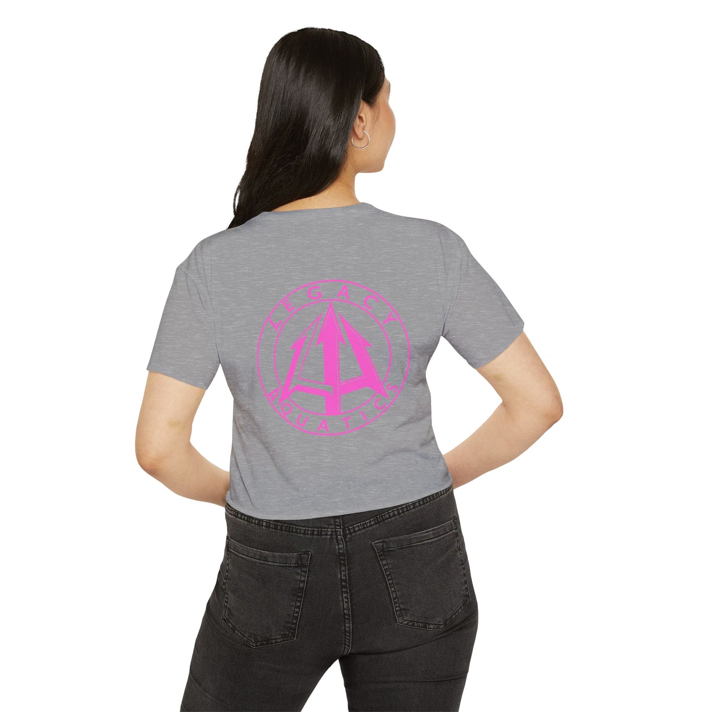 Legacy - Women's Crop Top - Pink logo