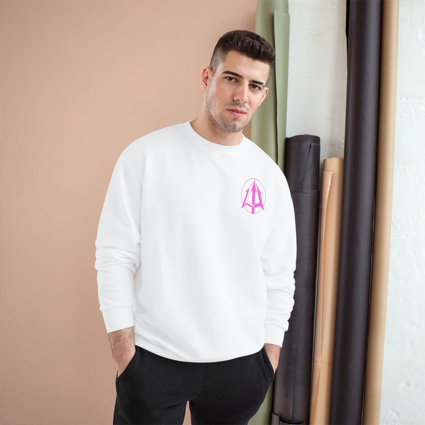 Legacy - Champion Sweatshirt - Pink logo