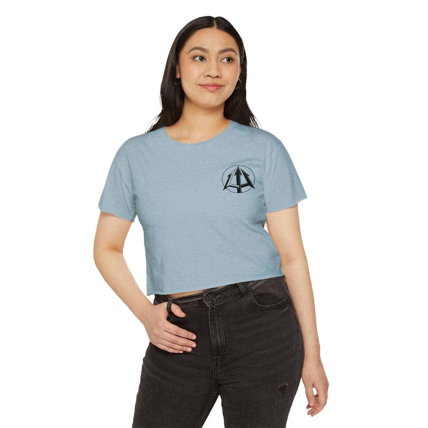 Legacy - Women's Crop Top - Black logo