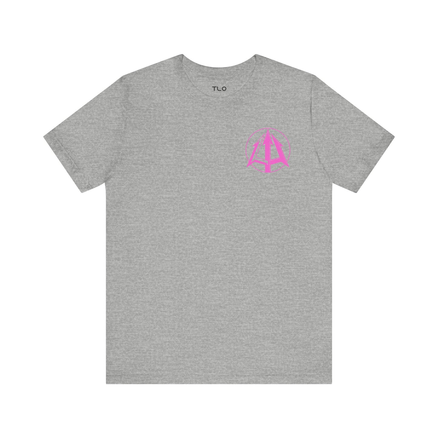 Legacy - Unisex Jersey Tee - Pink logo