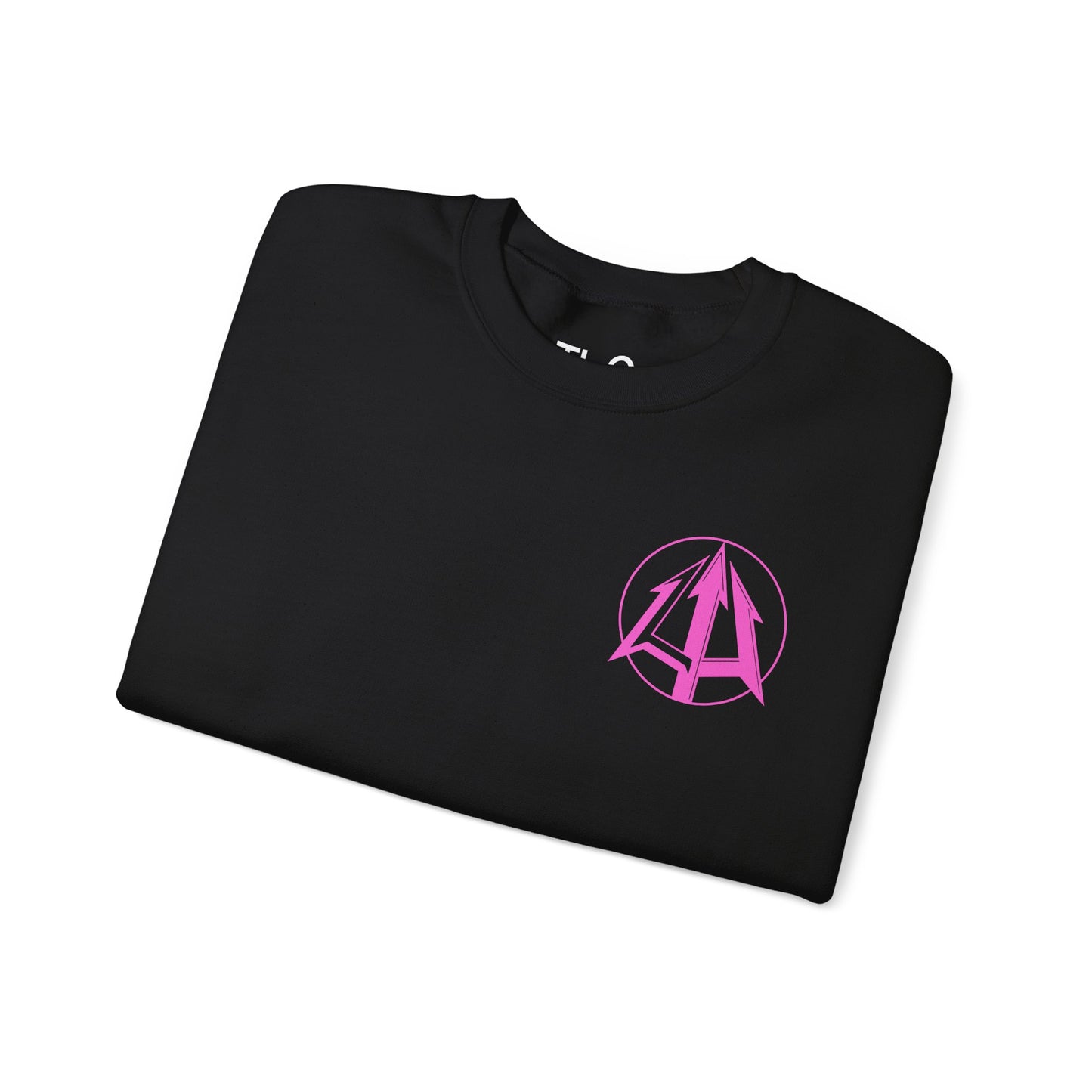 Legacy - Unisex Heavy Blend™ Crewneck Sweatshirt - Pink logo