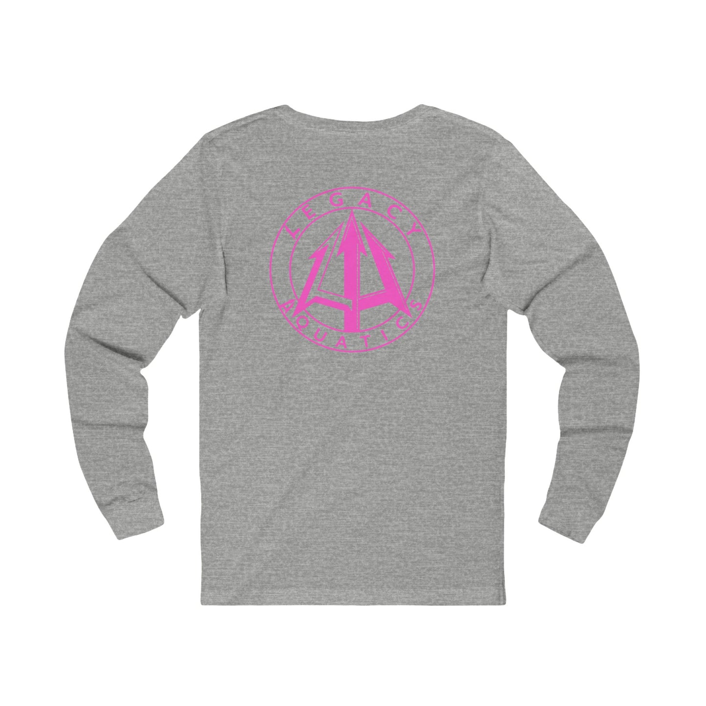 Legacy - Unisex Long Sleeve Tee - Pink logo