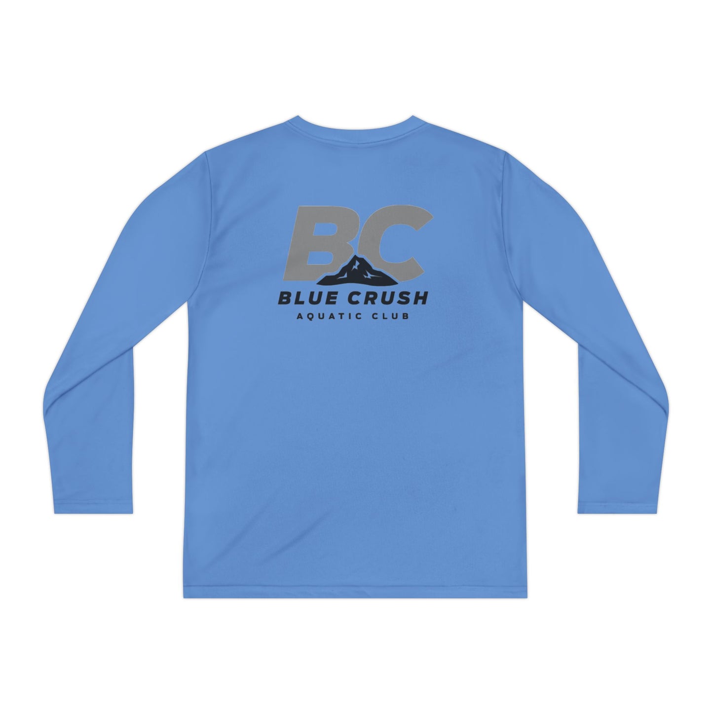 Blue Crush - Youth Long Sleeve Tee - Gray logo