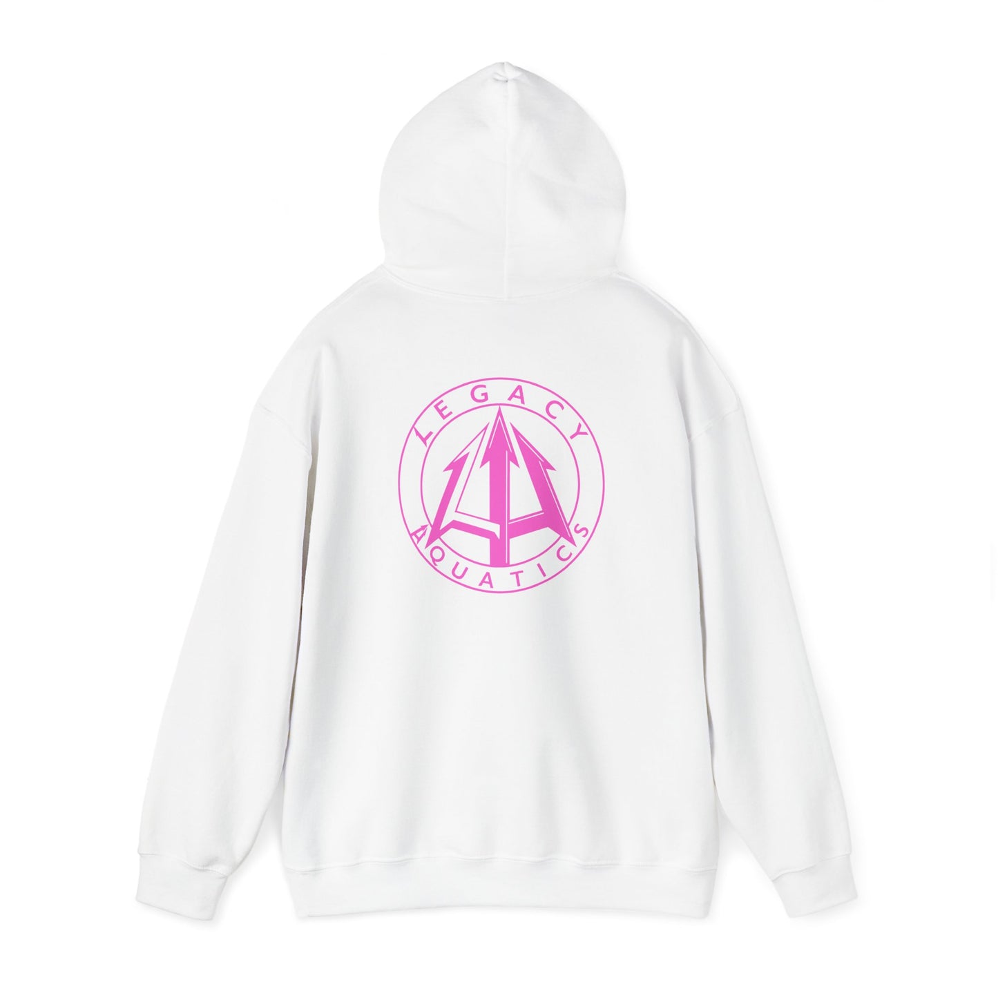Legacy - Unisex Heavy Blend™ Hoodie - Pink logo