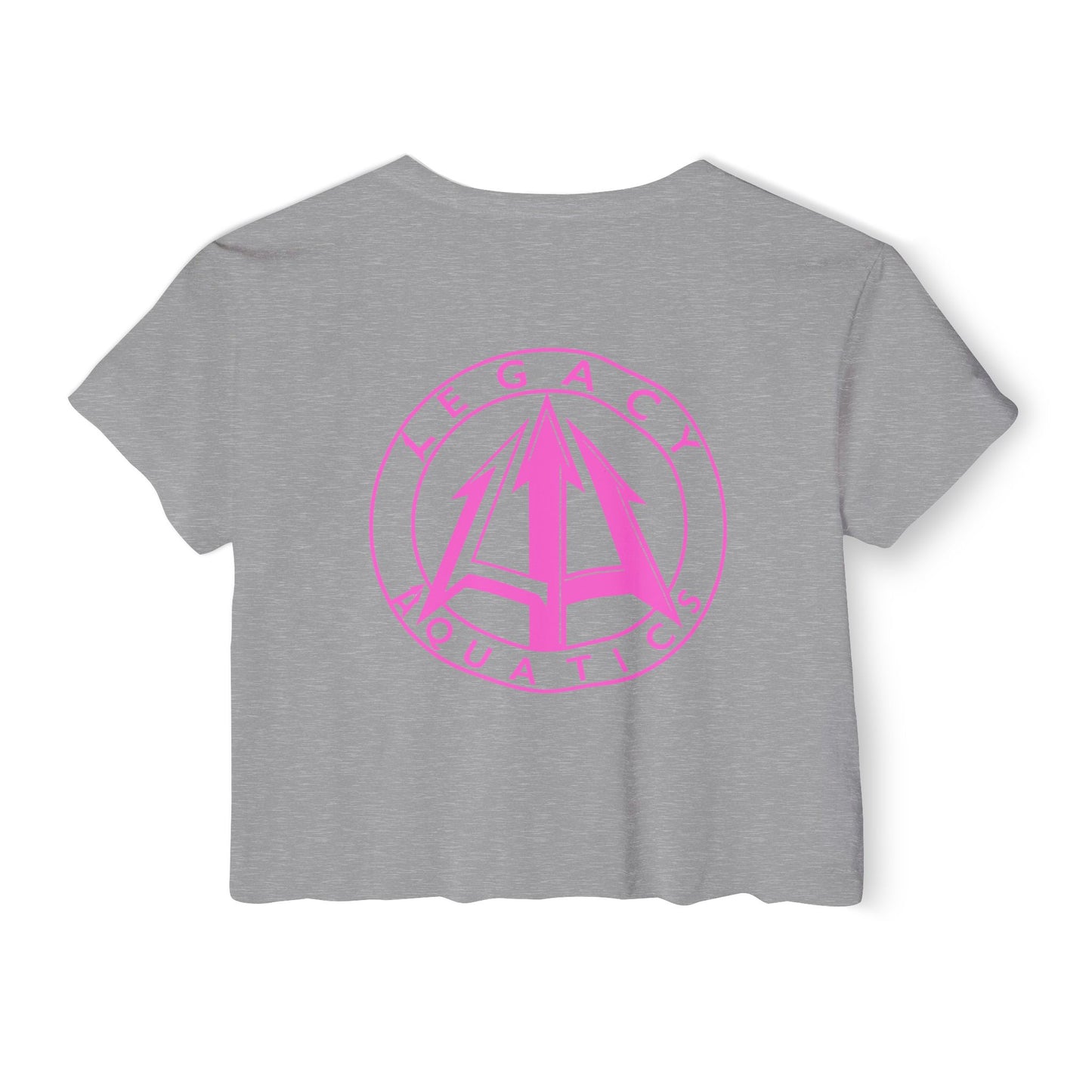 Legacy - Women's Crop Top - Pink logo