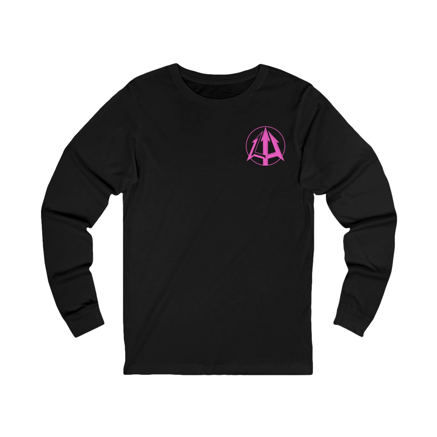 Legacy - Unisex Long Sleeve Tee - Pink logo