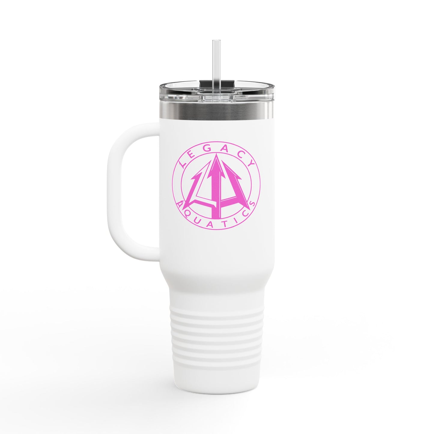Legacy - 40oz Travel Mug - Pink logo