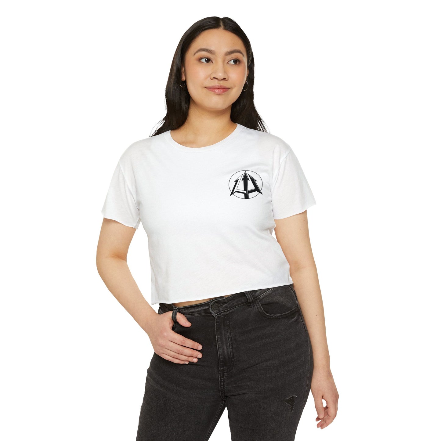 Legacy - Women's Crop Top - Black logo
