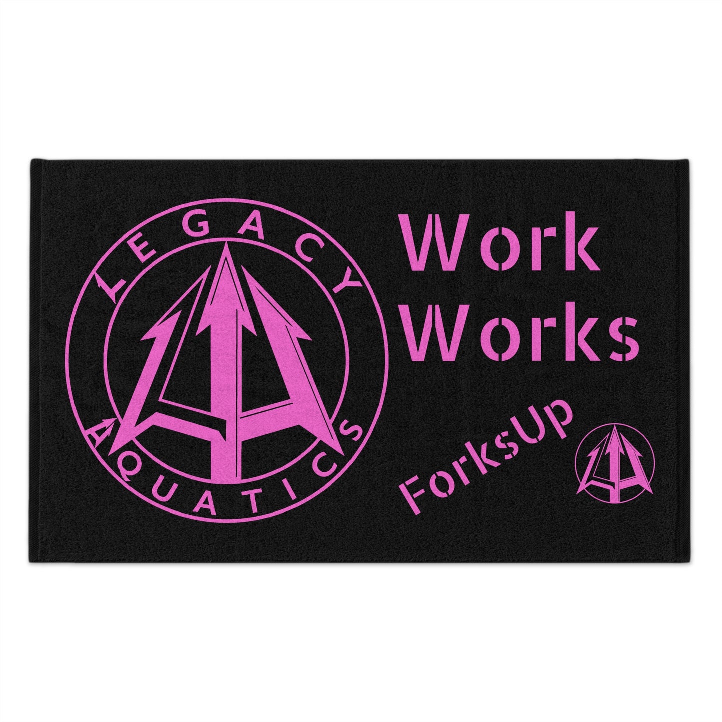 Legacy - Rally Towel - Pink logo
