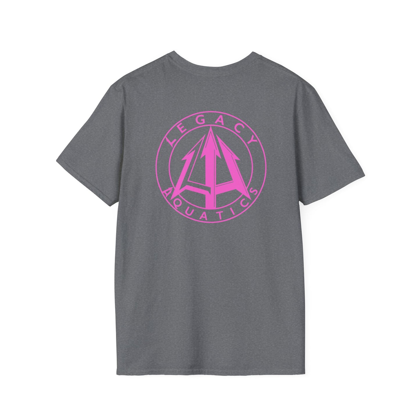 Legacy - Unisex Softstyle T-Shirt - Pink logo