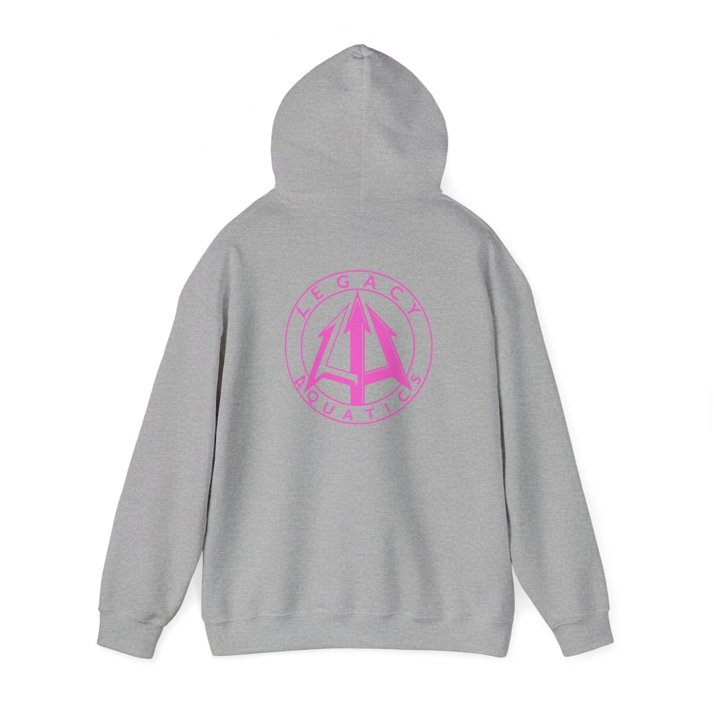 Legacy - Unisex Heavy Blend™ Hoodie - Pink logo