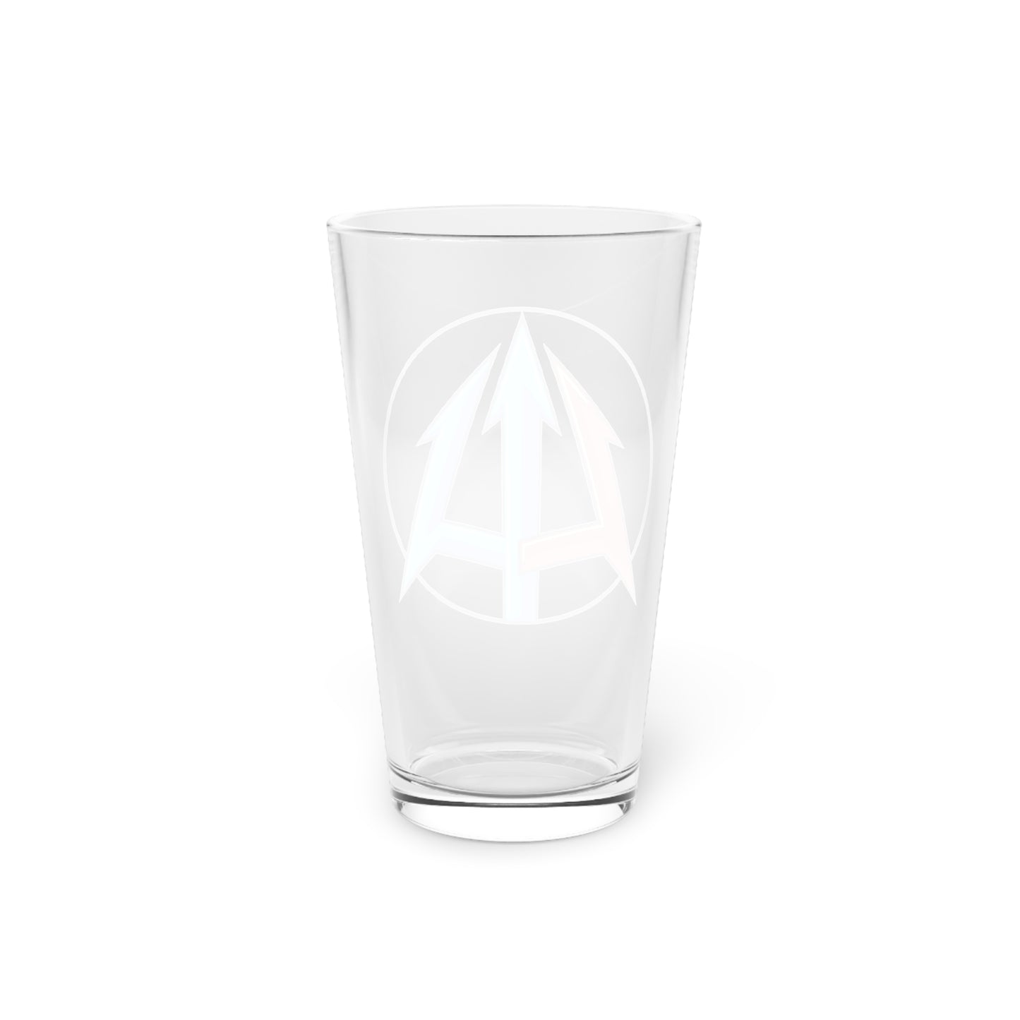 Legacy - 16oz Pint Glass - Classic pitchfork logo