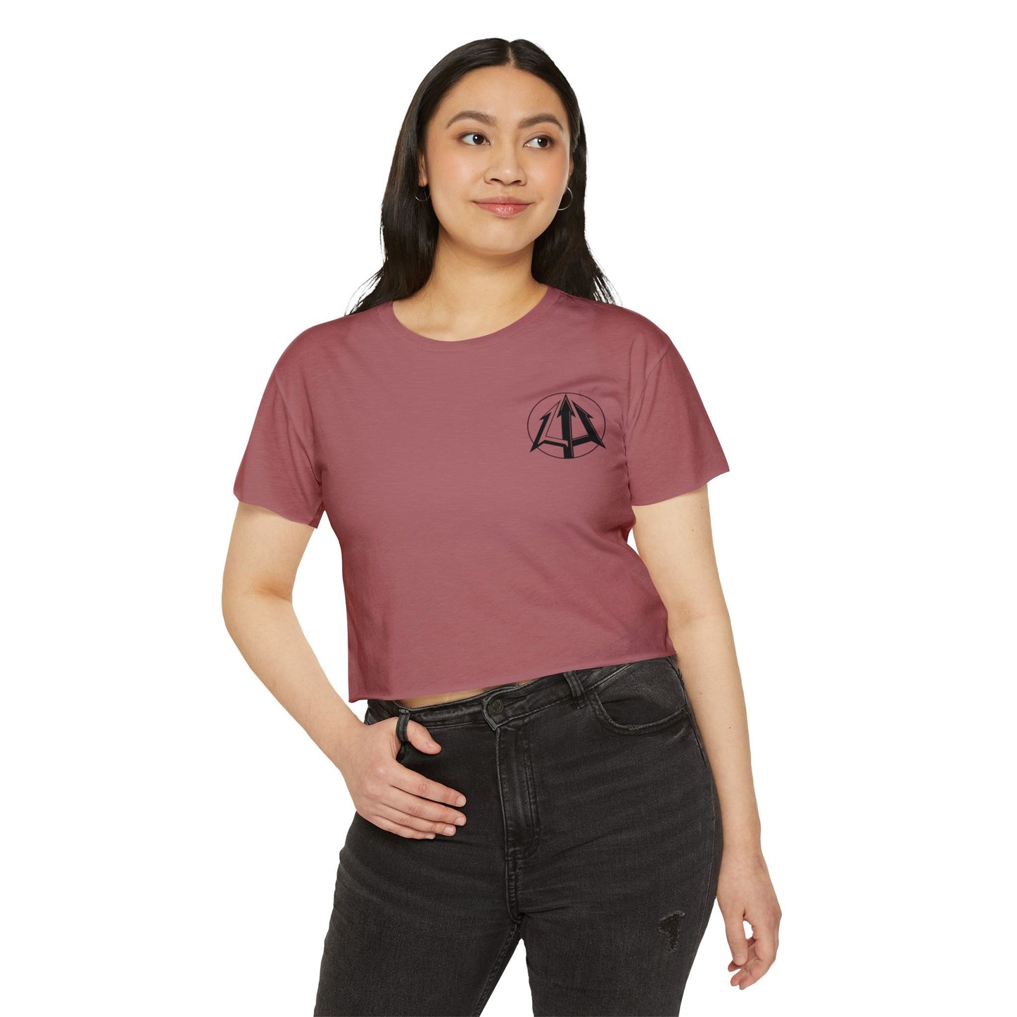 Legacy - Women's Crop Top - Black logo