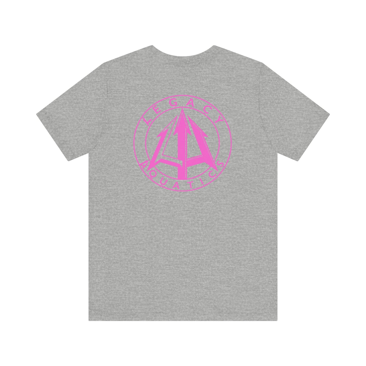 Legacy - Unisex Jersey Tee - Pink logo