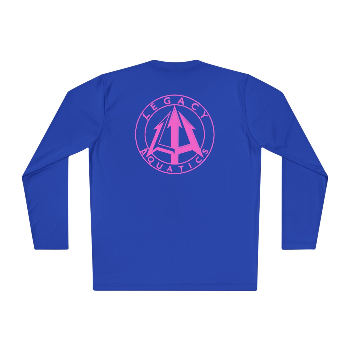 Legacy - Unisex Lightweight Long Sleeve Tee - Pink logo