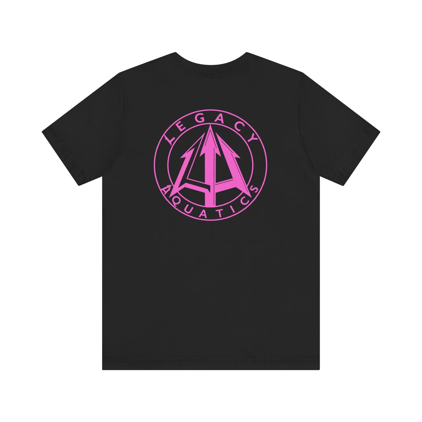 Legacy - Unisex Jersey Tee - Pink logo