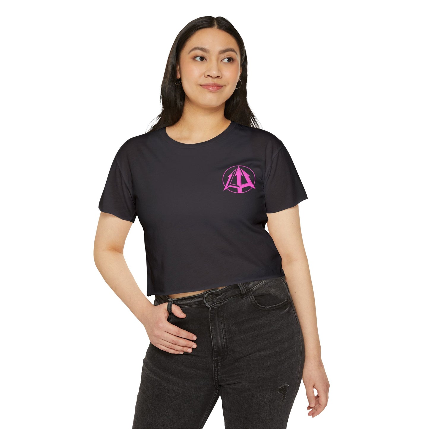 Legacy - Women's Crop Top - Pink logo