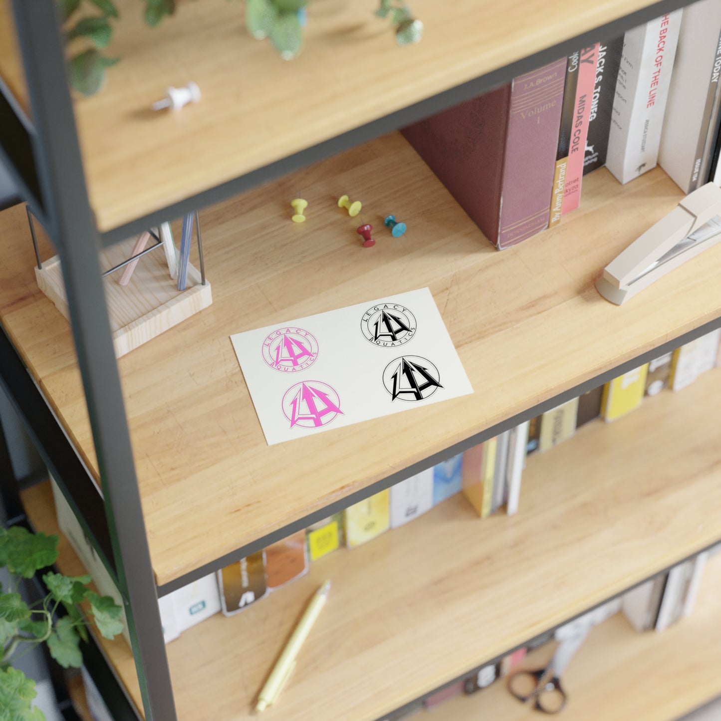 Legacy - Sticker Sheets - Pink & Black logo
