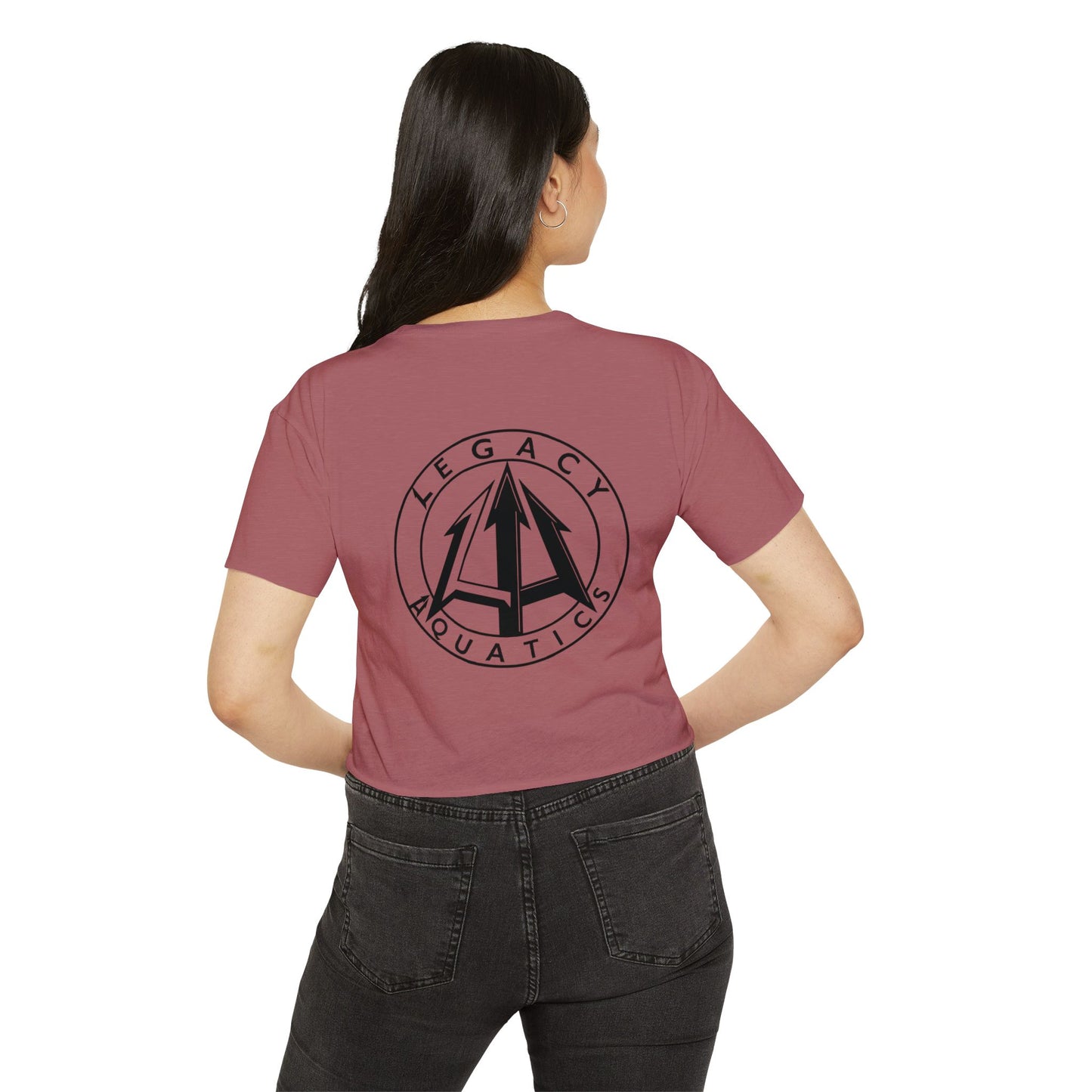 Legacy - Women's Crop Top - Black logo