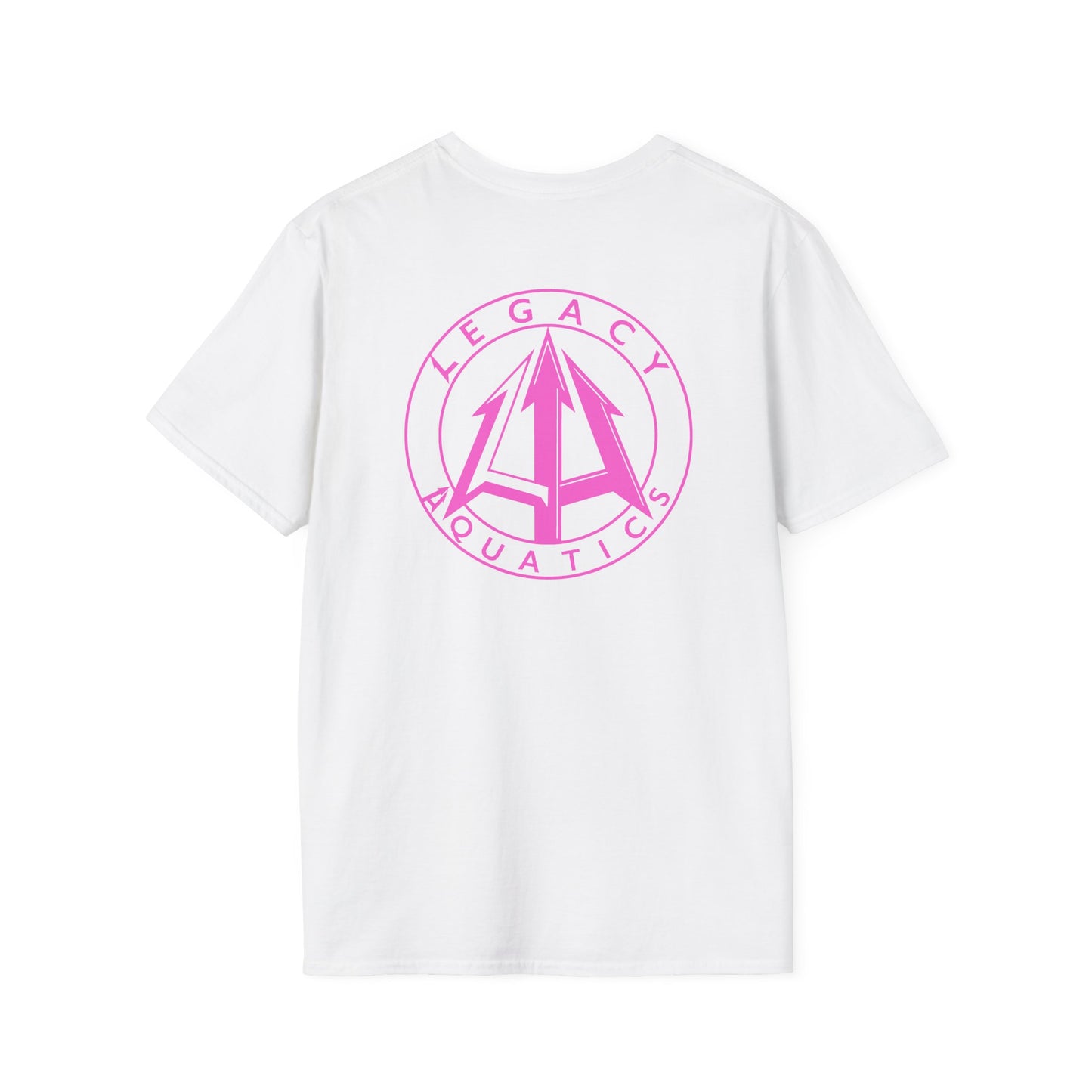 Legacy - Unisex Softstyle T-Shirt - Pink logo