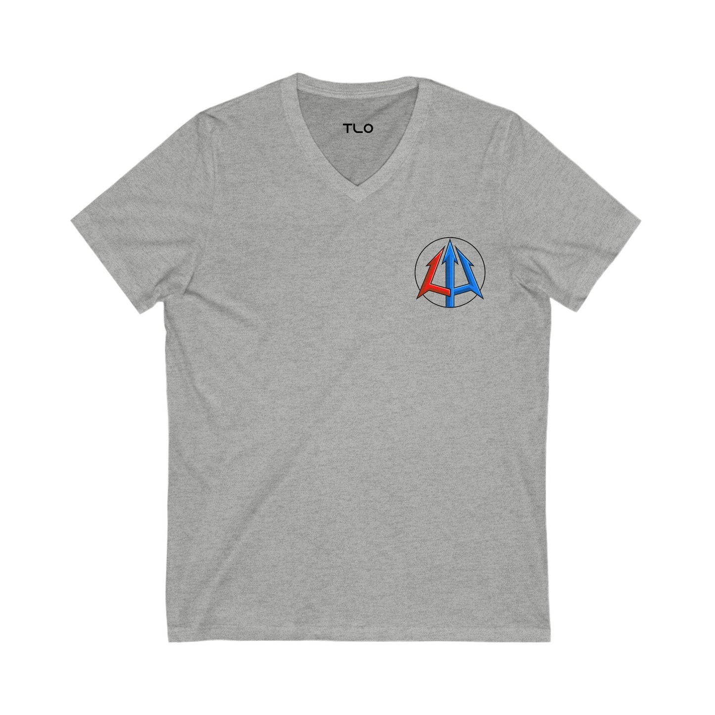 Legacy - Unisex Jersey V-Neck Tee - Classic logo