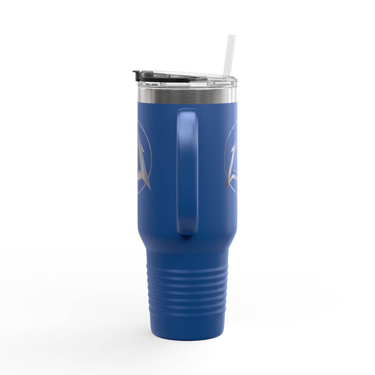 Legacy - 40oz Travel Mug - Black pitchfork logo
