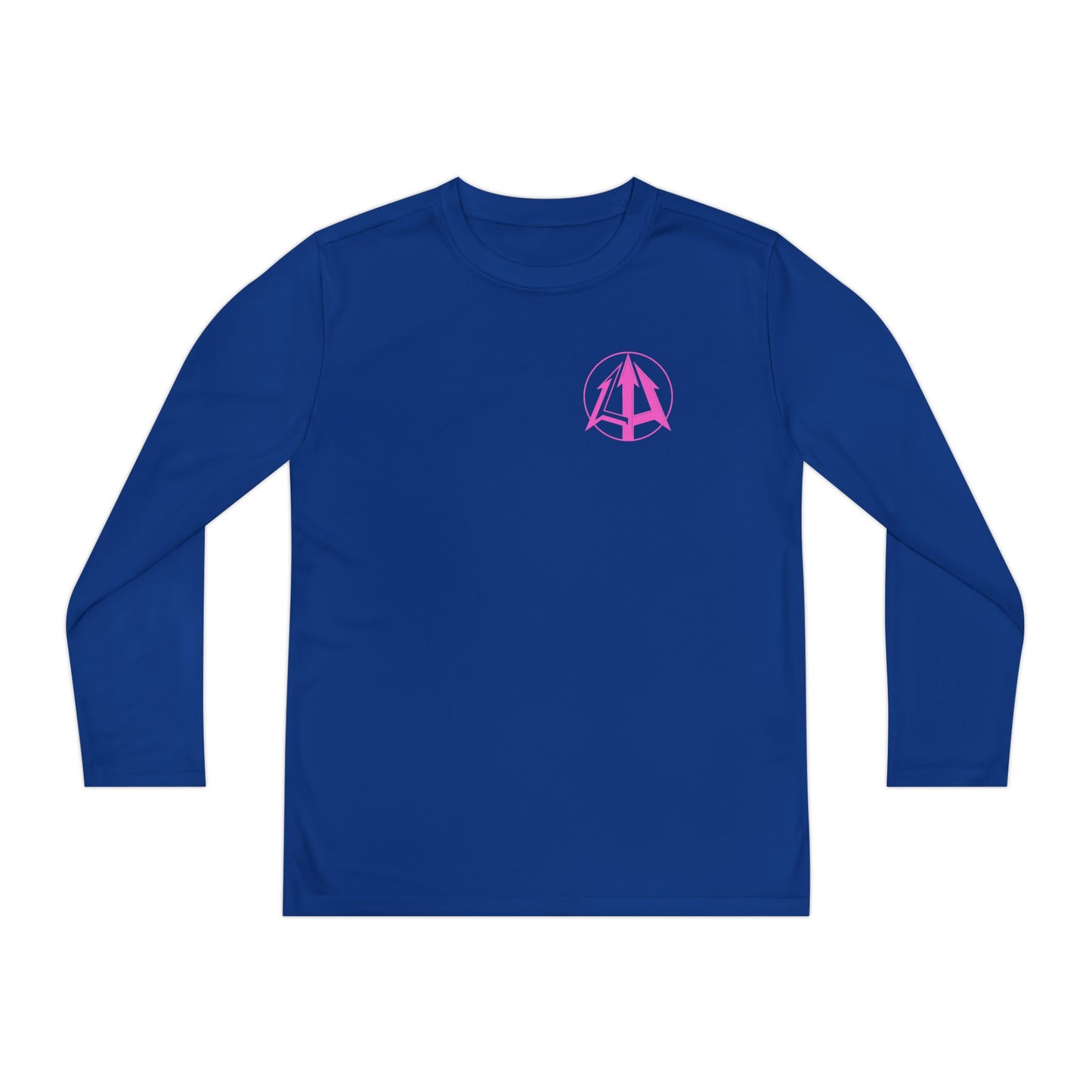 Legacy - Youth Long Sleeve Tee - Pink logo