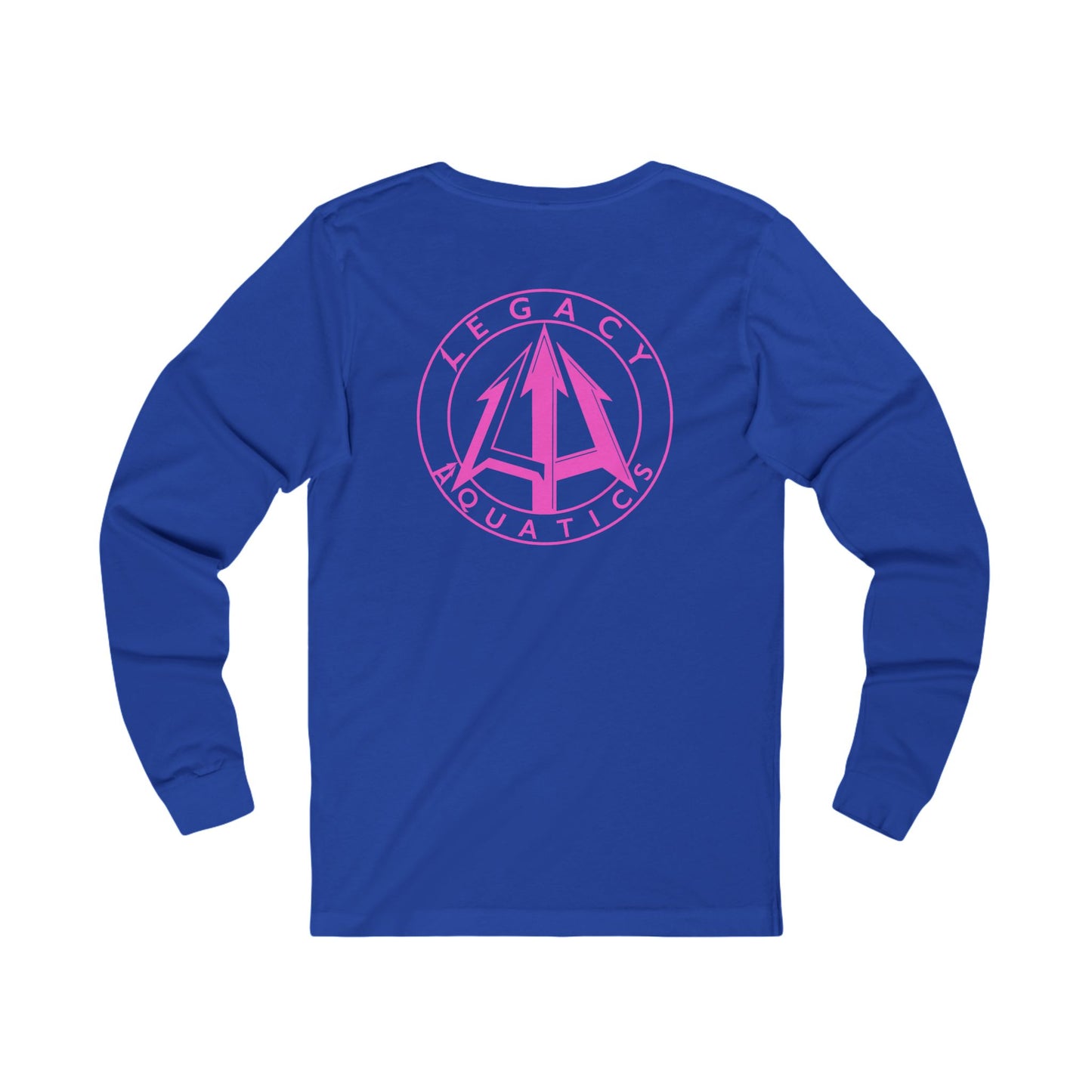Legacy - Unisex Long Sleeve Tee - Pink logo
