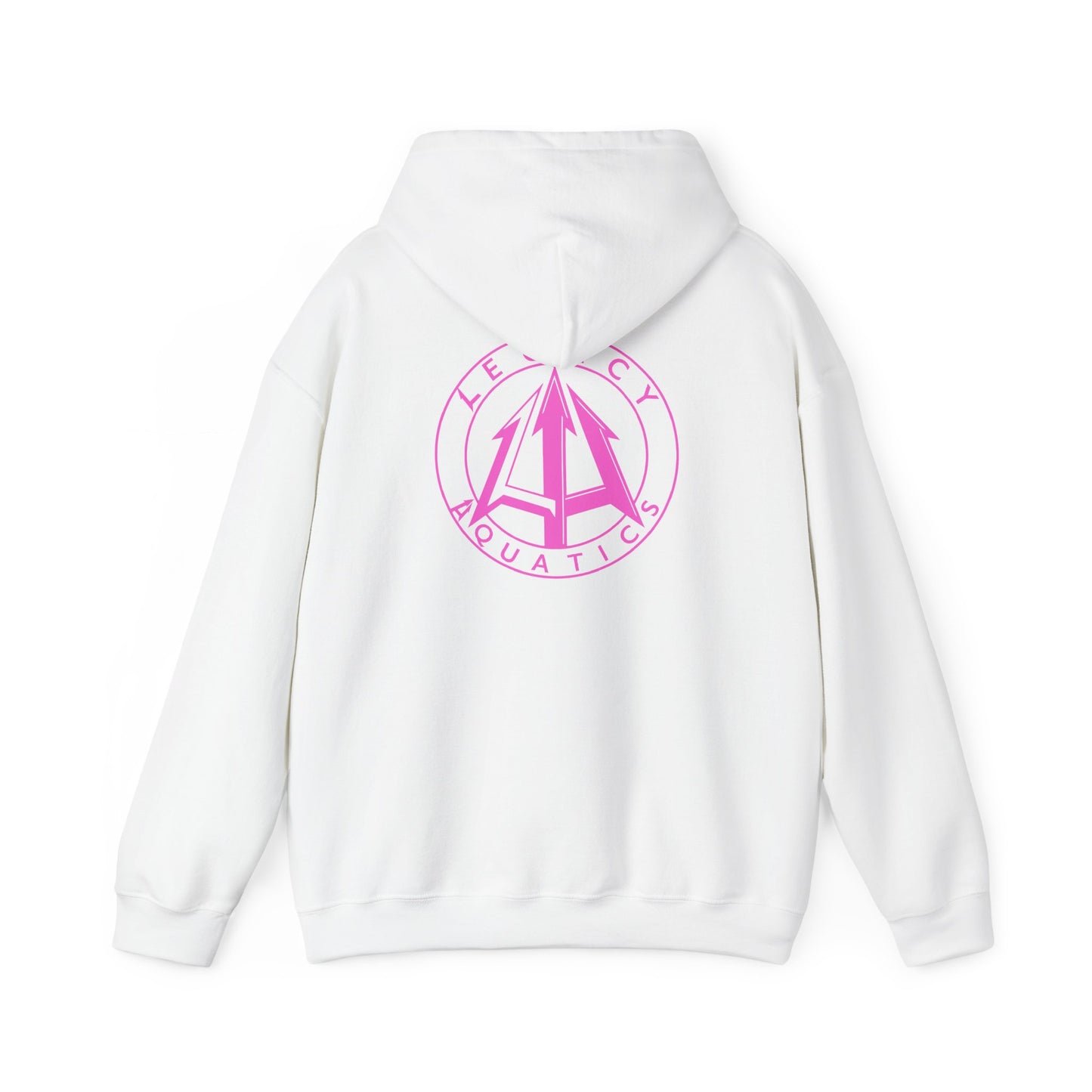 Legacy - Unisex Heavy Blend™ Hoodie - Pink logo