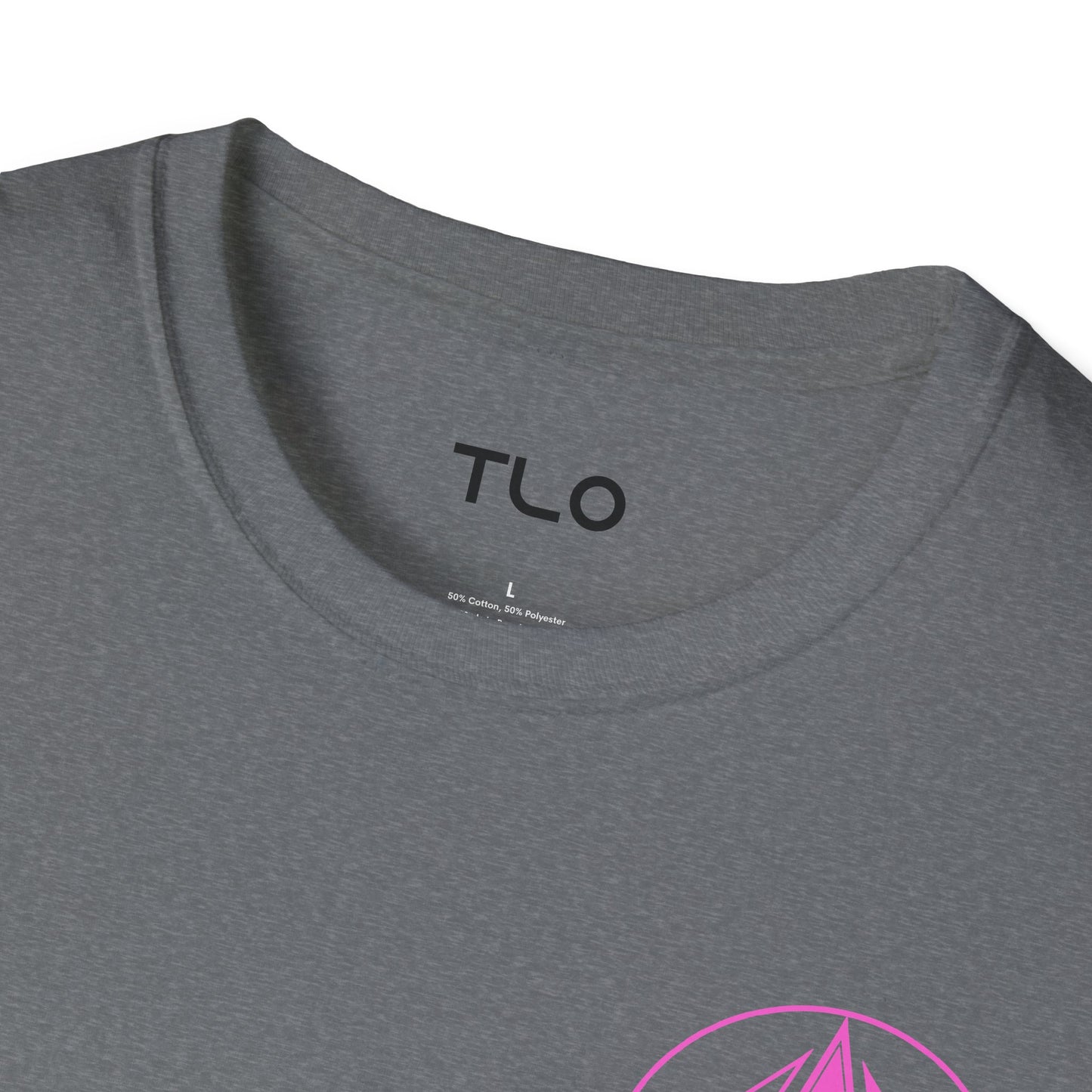 Legacy - Unisex Softstyle T-Shirt - Pink logo
