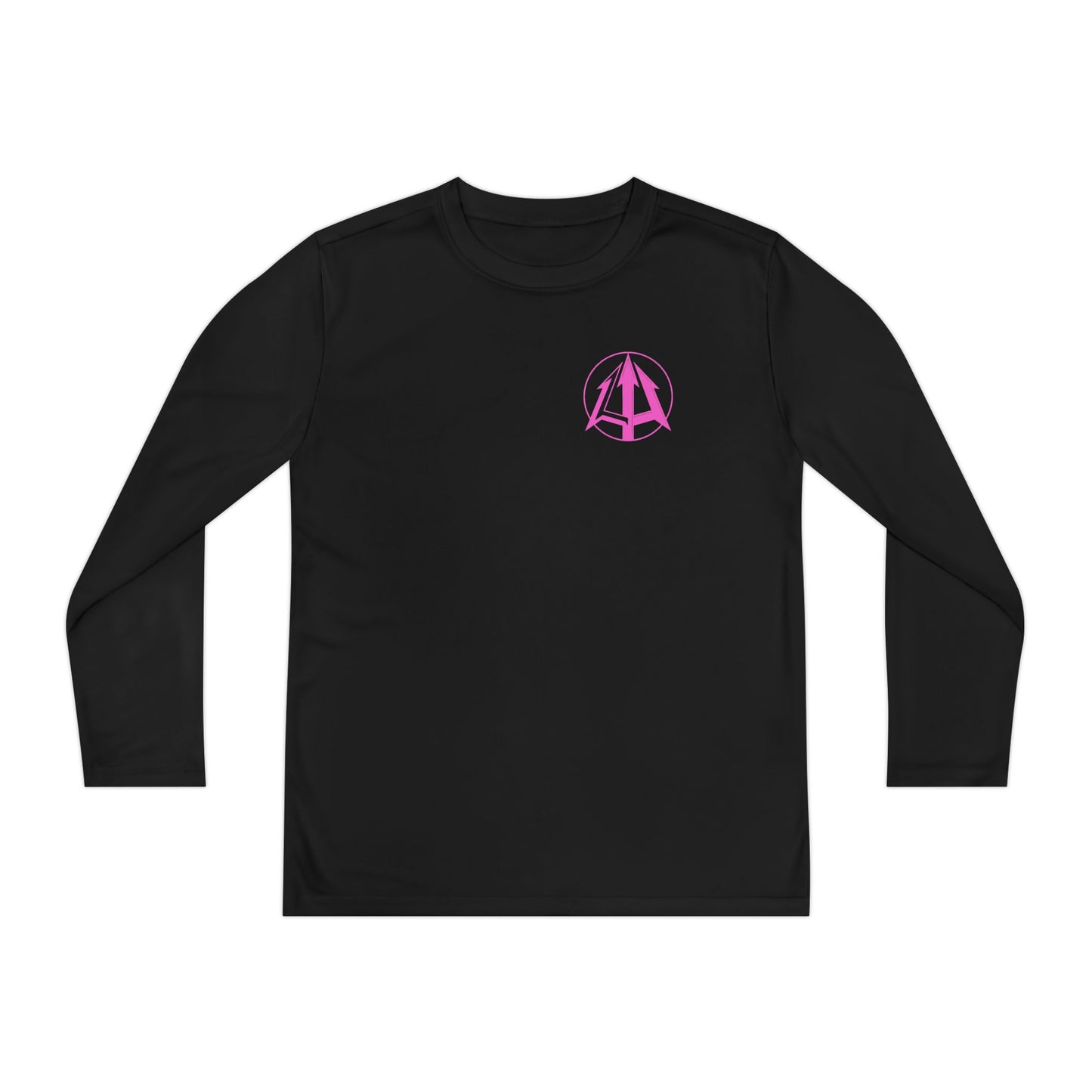 Legacy - Youth Long Sleeve Tee - Pink logo