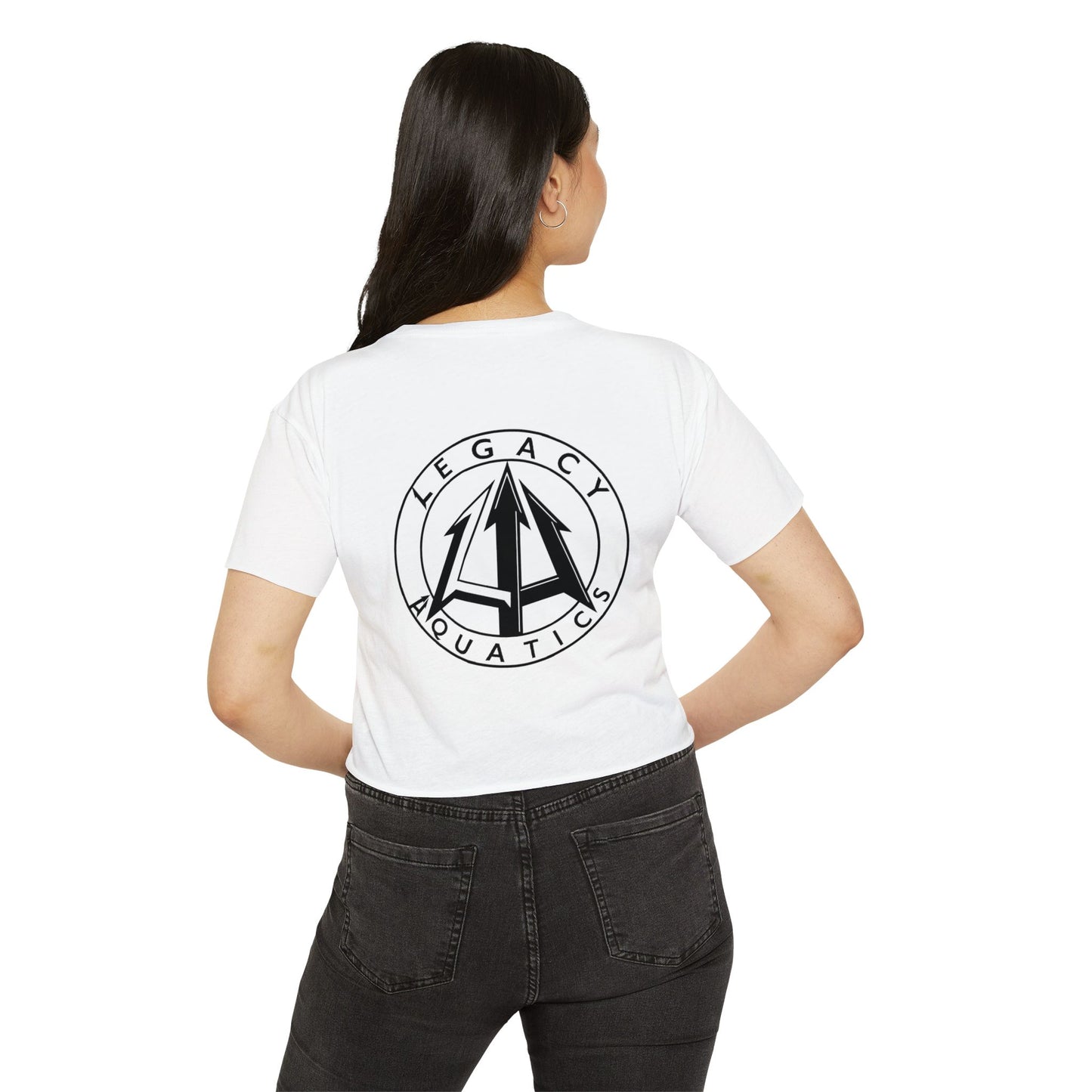 Legacy - Women's Crop Top - Black logo